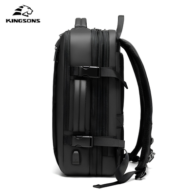 Kingsons KT6001W 30L multi-pocket hiking backpack — side view (enhanced)