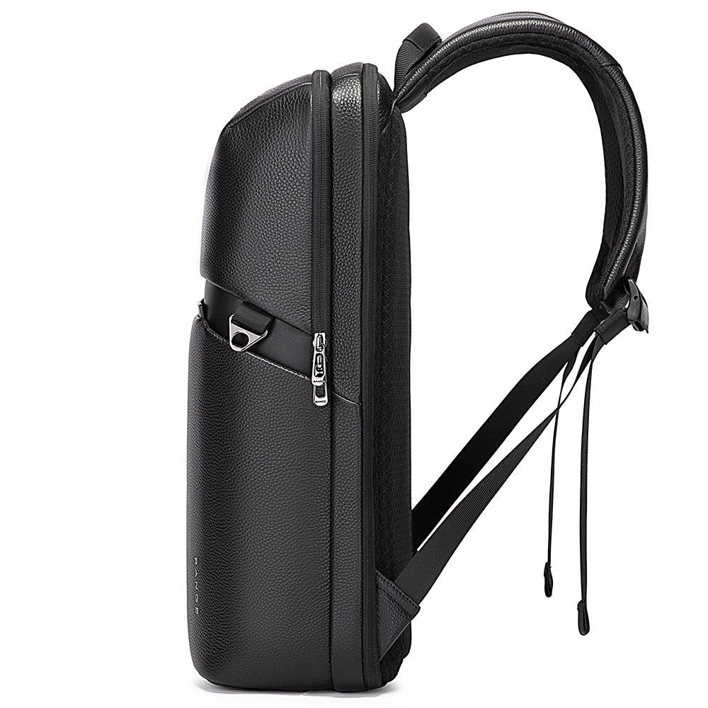 Backper Sierra Anti-Theft PU Leather Backpack — interior compartment