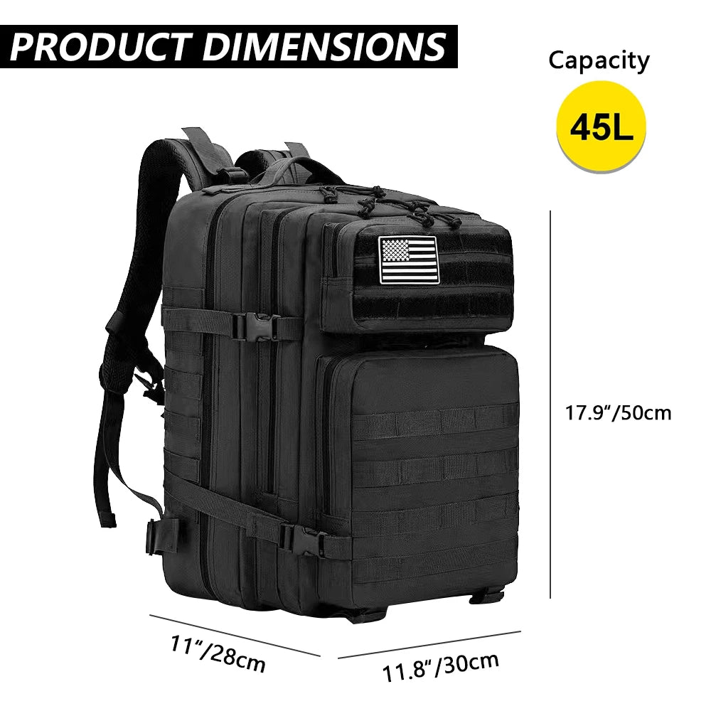 Hong BM-24M379 45L Waterproof MOLLE Tactical Backpack - detail 2