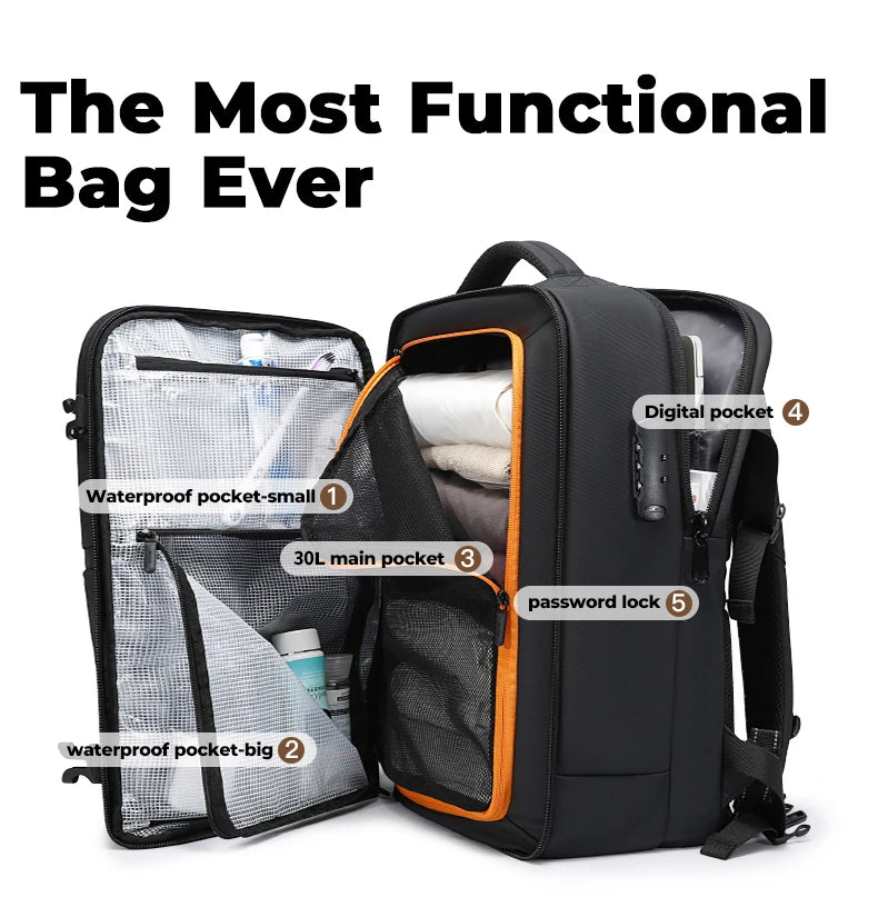 Bange Comet 7873 Anti-Theft Polyester Backpack