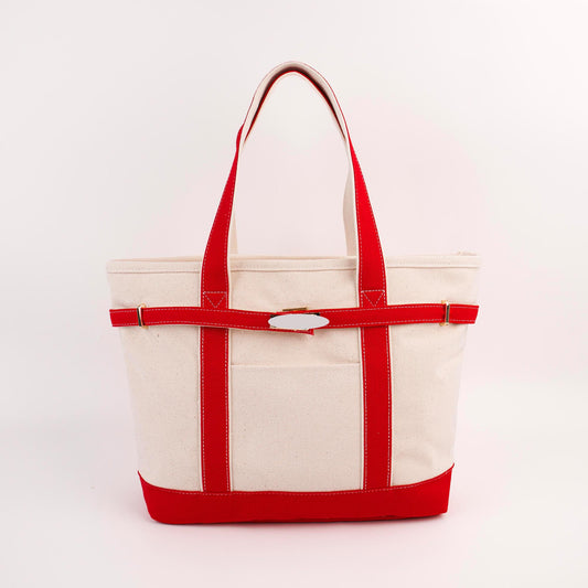 Backper Maia Canvas Boat Tote Bag — Red