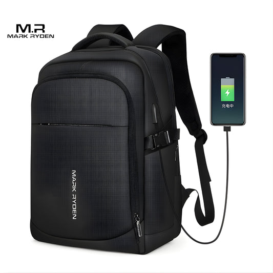 Backper Oasis Modern Oxford Backpack — front view