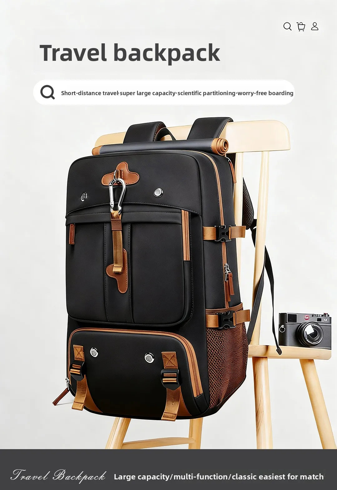 Mingao 2074 Waterproof Tactical Trekking Backpack - detail 1