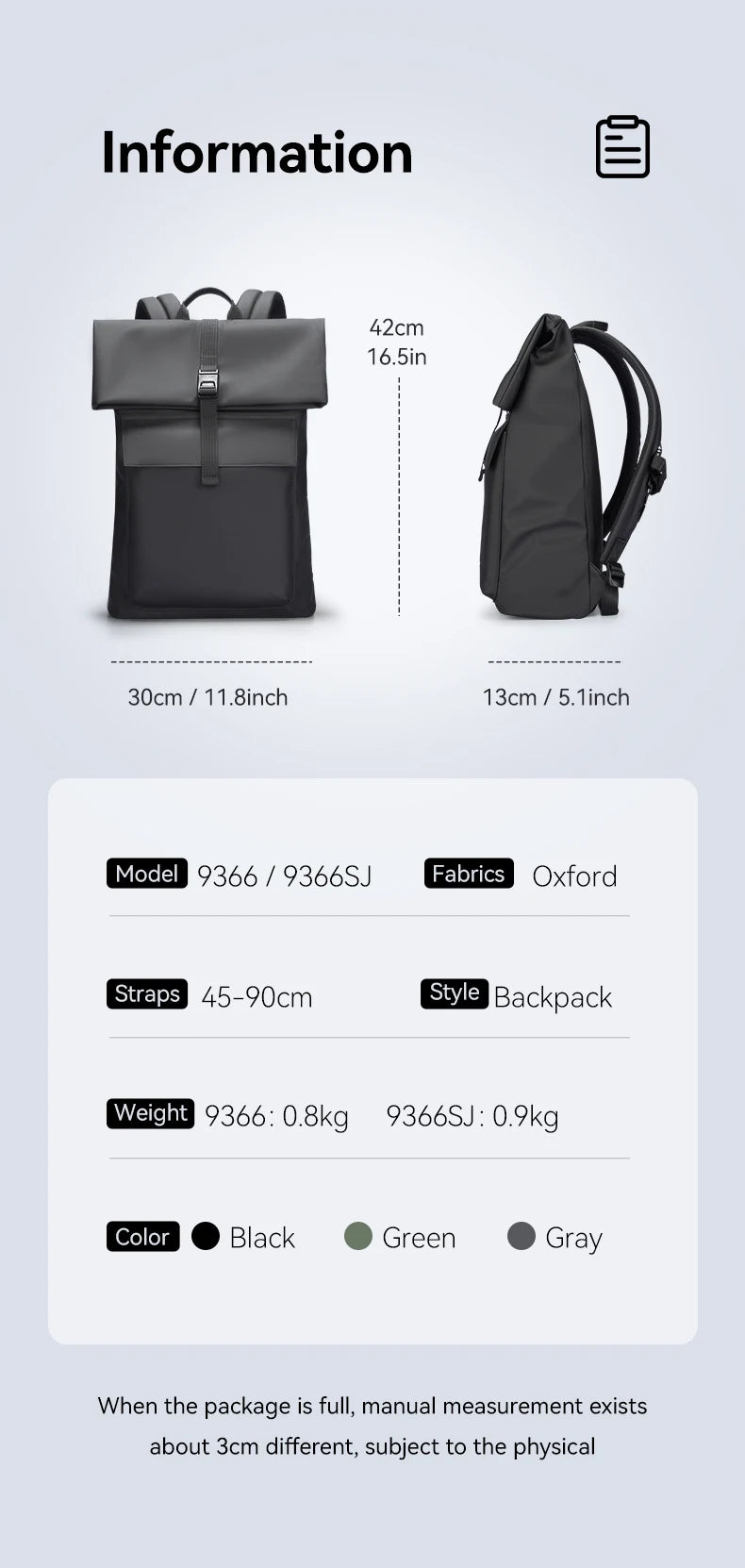 Mark Ryden Meridian MR9366 Anti-Theft Oxford Backpack