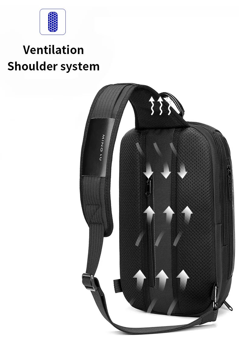 Mingao 7086 Crossbody Shoulder Chest Sling Bag - detail 5