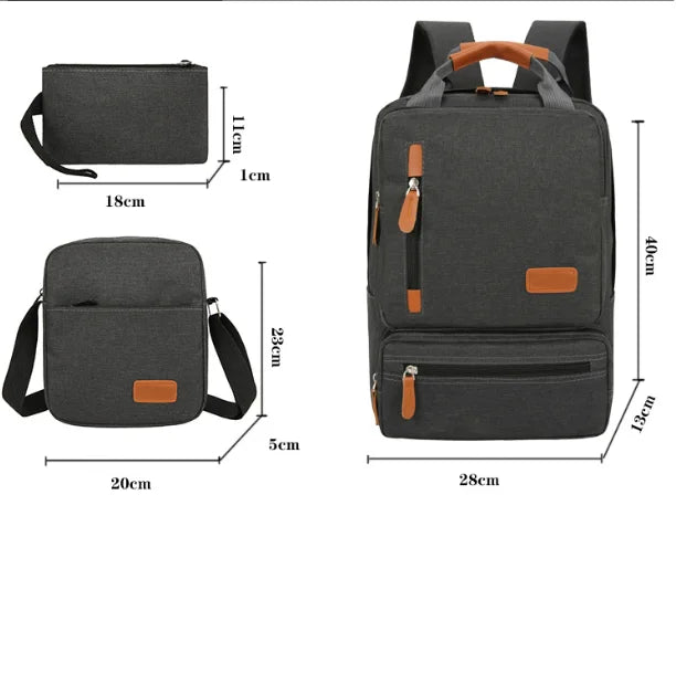 Thelxinoe backpack interior laptop compartment