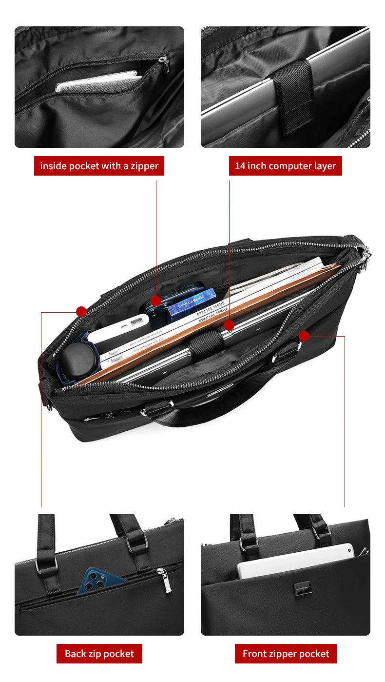 Mingao 186 14-inch Business Laptop Briefcase Bag - detail 4