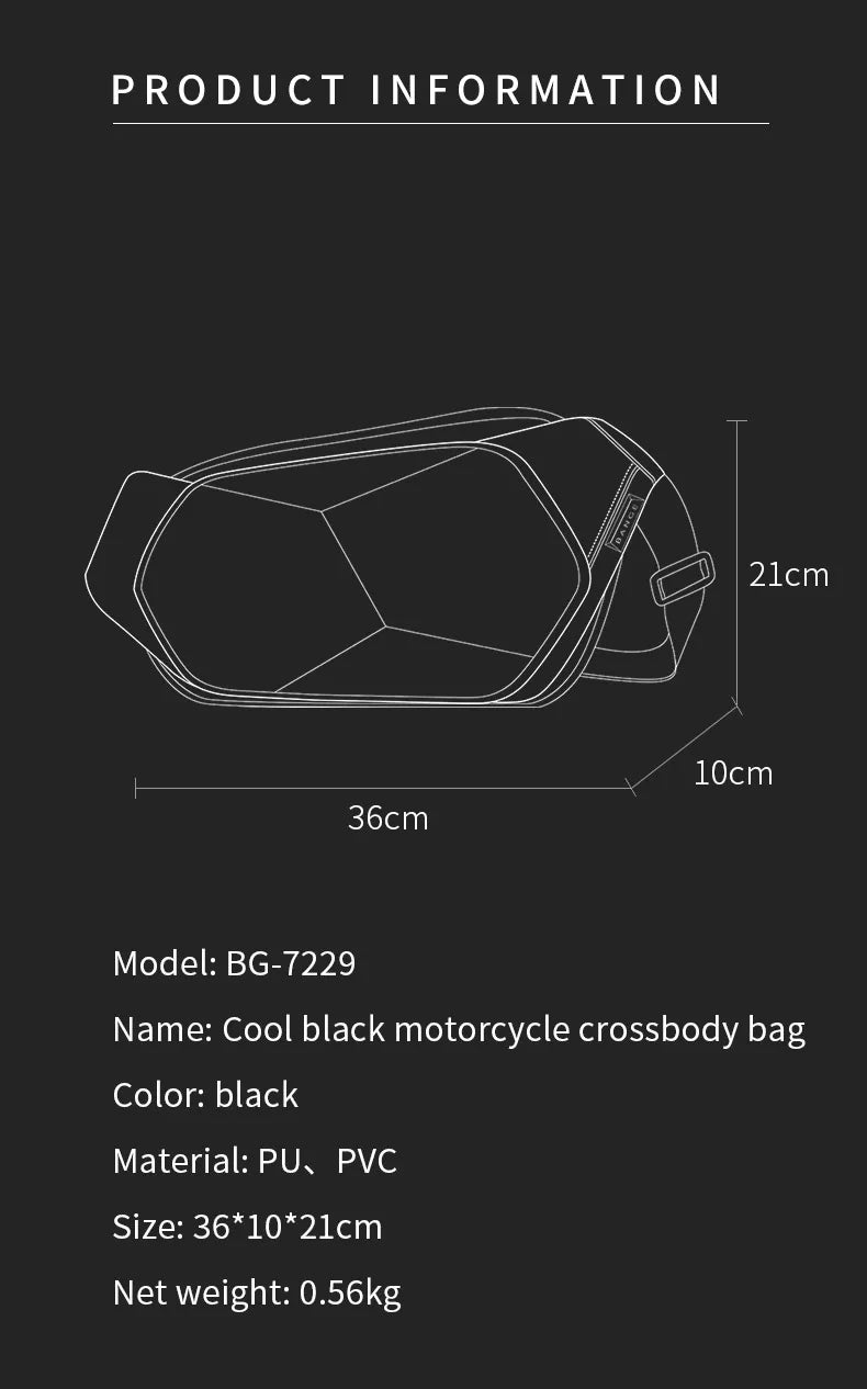 Bange Apex 7308 Modern Polyester Messenger Bag