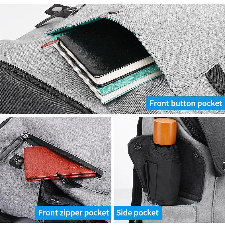 Mingao 055 USB Anti-Theft Student Laptop Backpack - detail 5