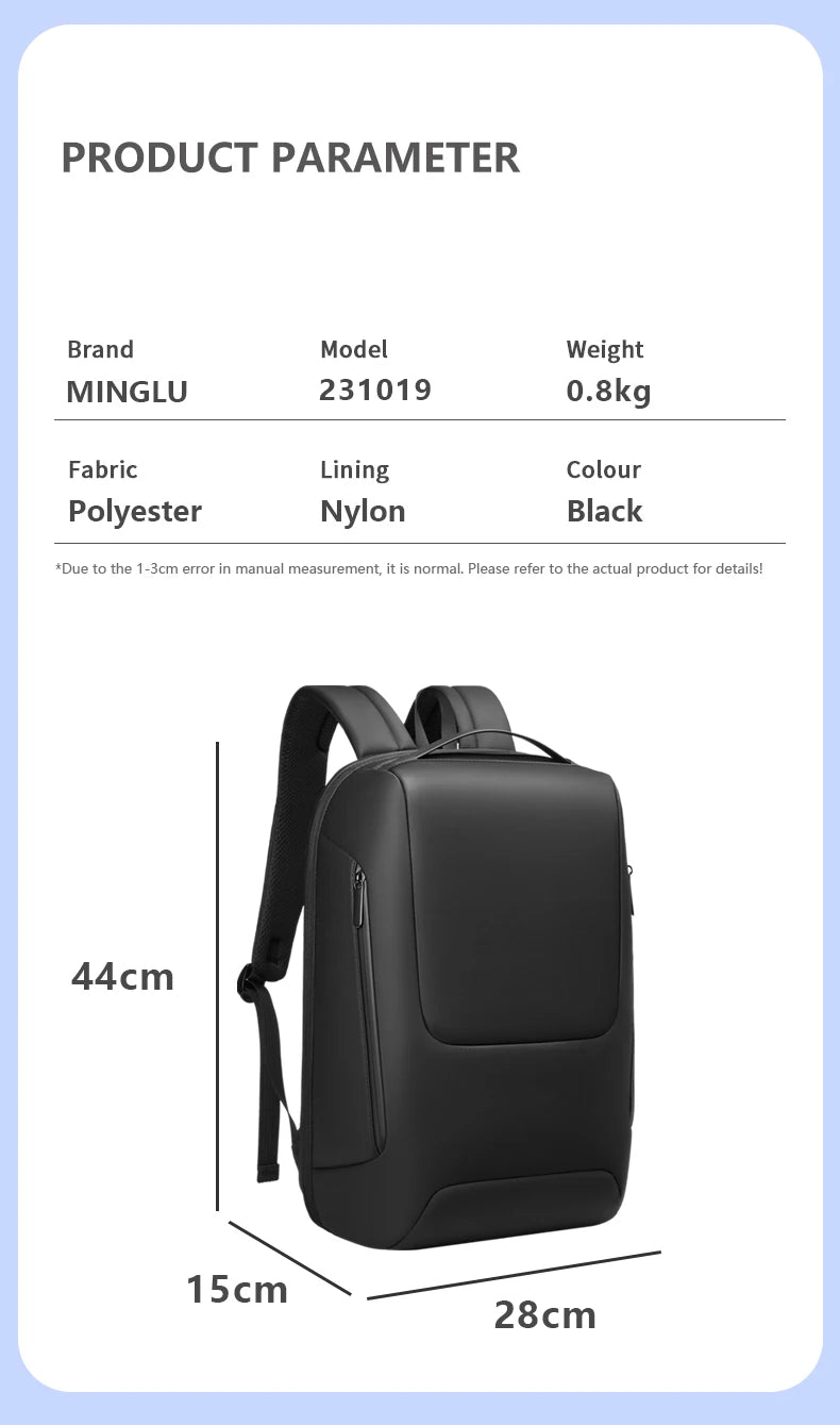 Mingao 231019 College Anti-Theft USB Laptop Backpack - detail 4