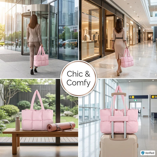 Backper Pollux Quilted Cloud Tote — view 2