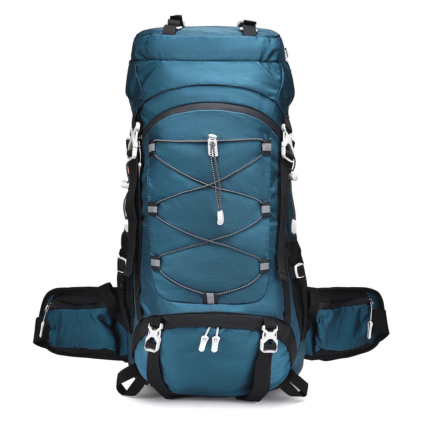 60L outdoor backpack back panel and straps