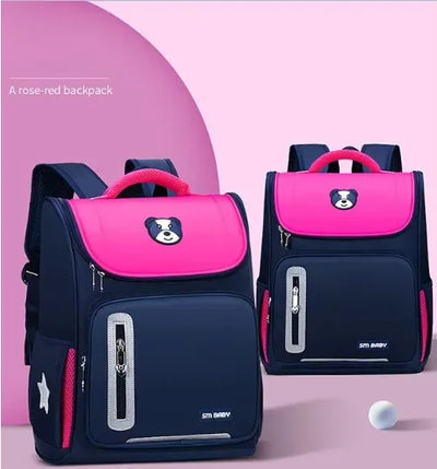 Onyx compact ladies rucksack rose red