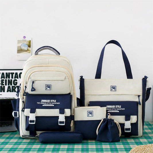 Varsity 5-Piece Student Backpack Set Senjia - main