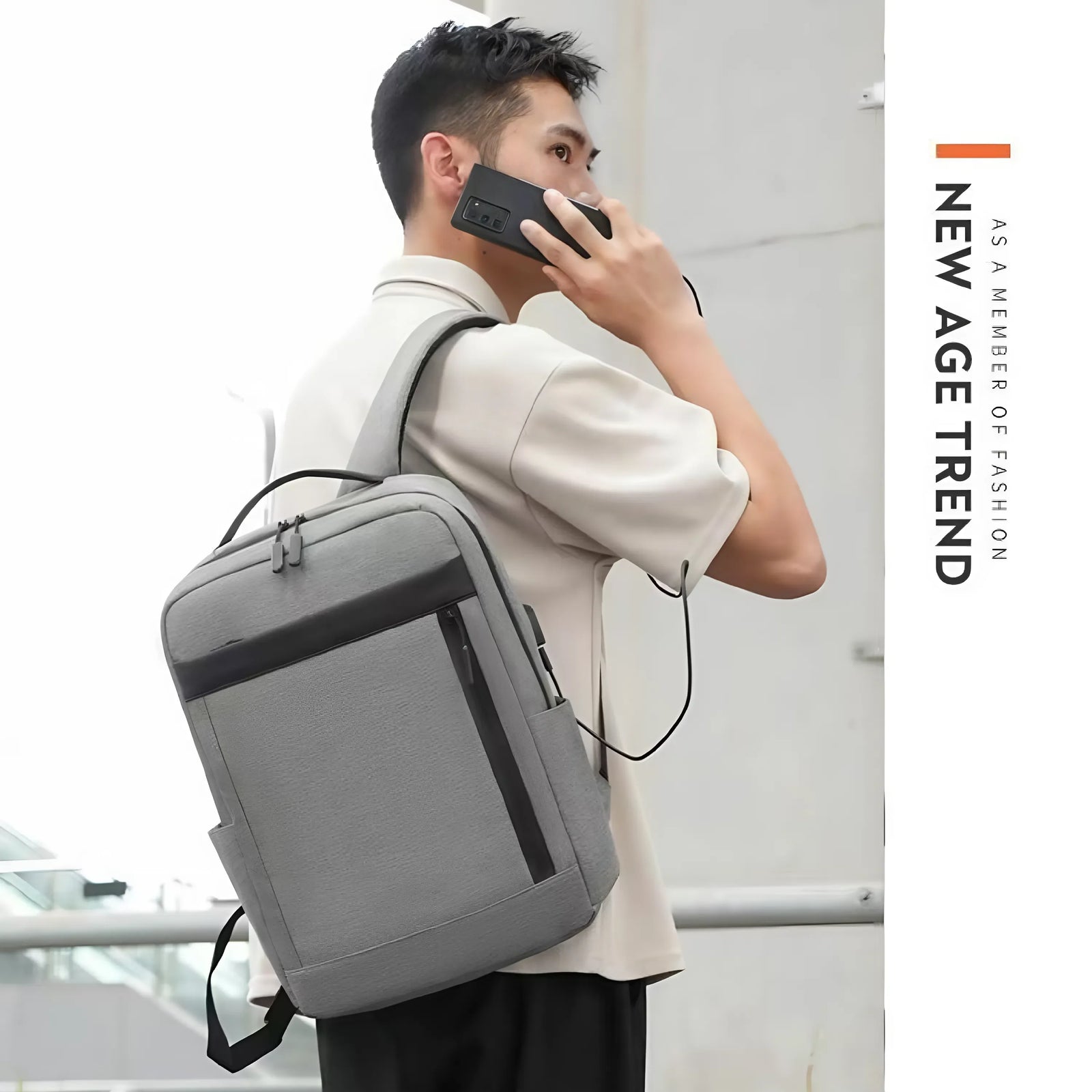 Business laptop backpack computer interlayer