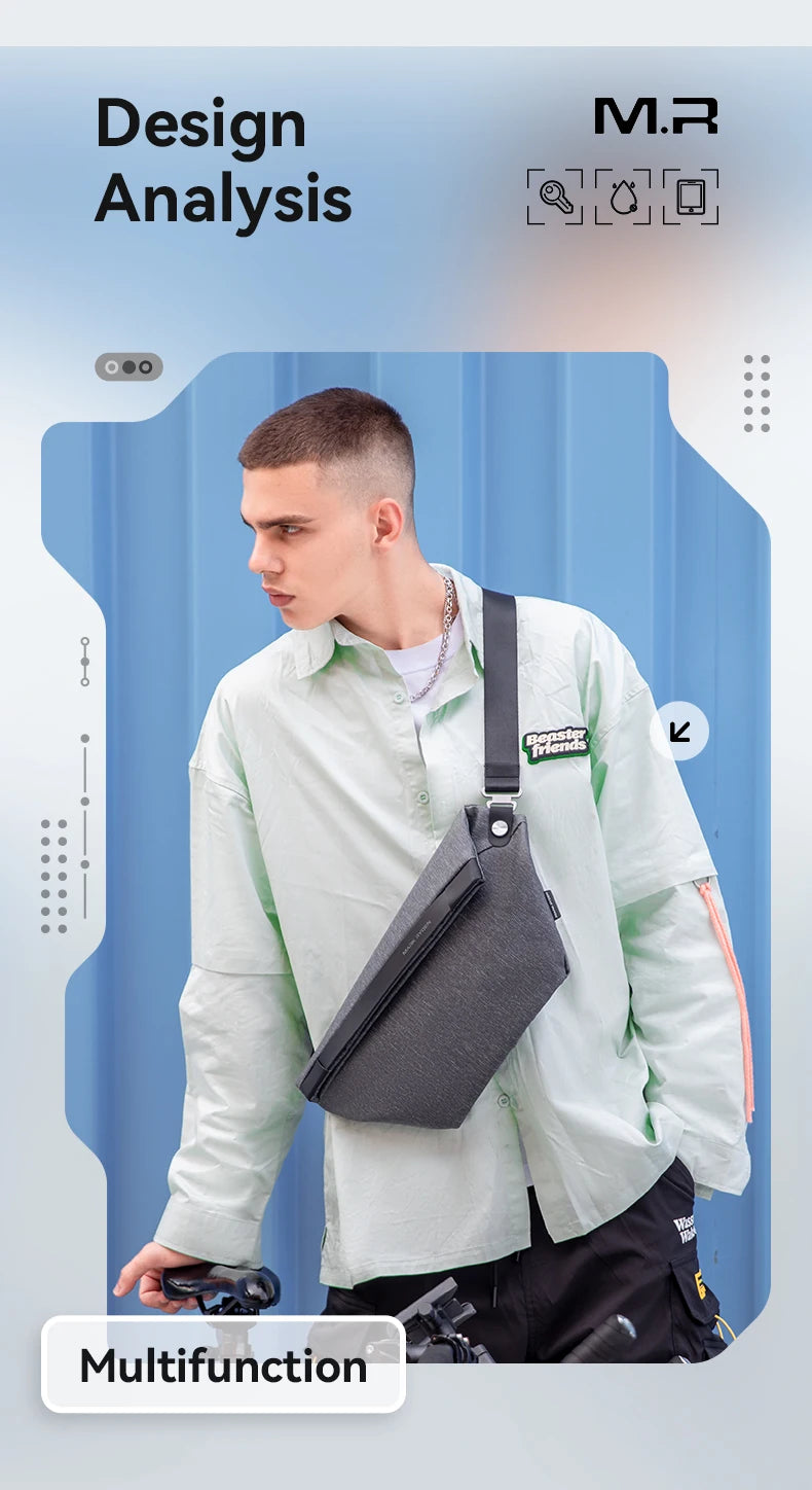 Mark Ryden Gemini MR2293 Waterproof Oxford Sling Bag