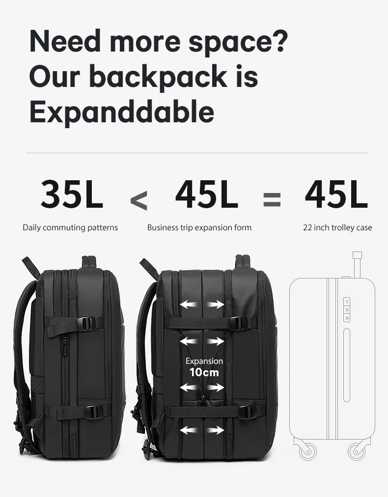 Bange Storm 1908 Anti-Theft Polyester Backpack
