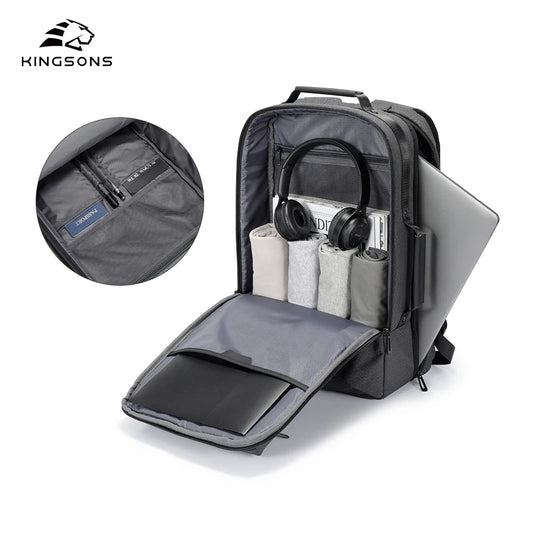 Kingsons waterproof travel backpack — front view