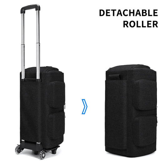 Mingao 233028-0 Wheeled Foldable Garment Travel Duffle Bag