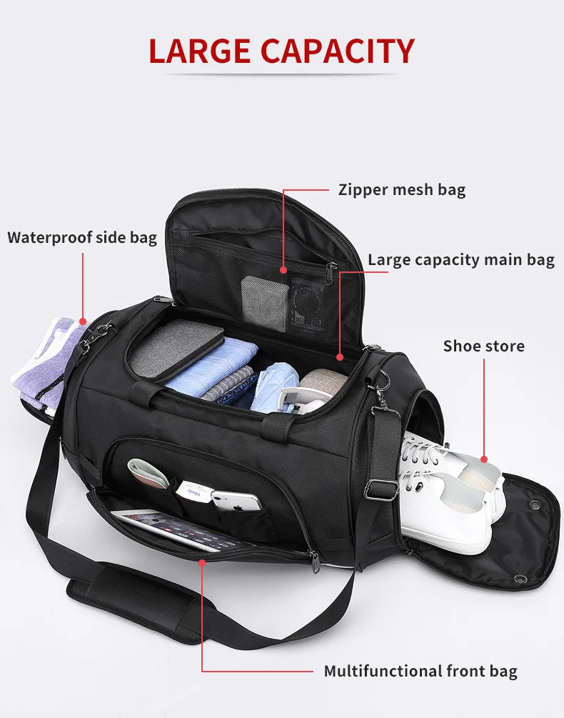 Mingao 505 gym travel duffle feature 4