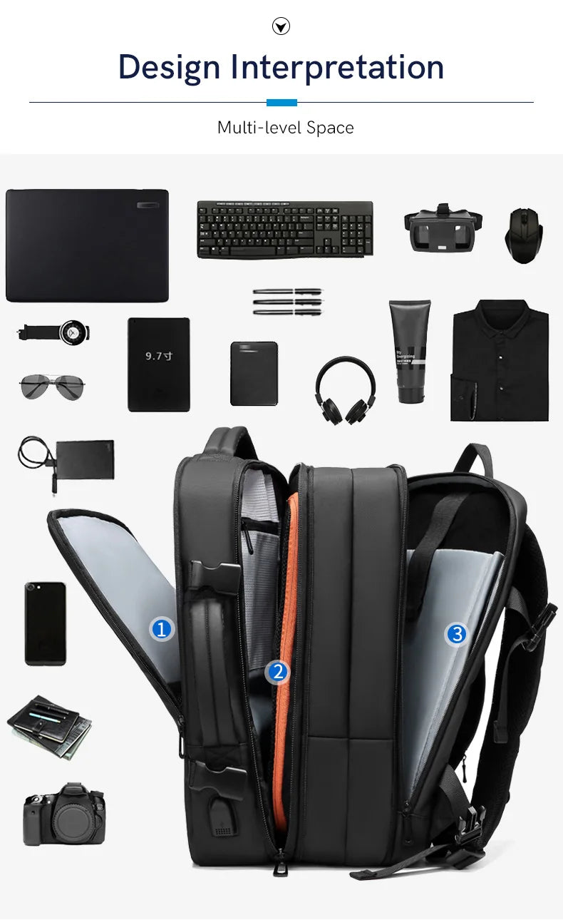 Kingsons KT6001W 30L Multi-Pocket Hiking Backpack