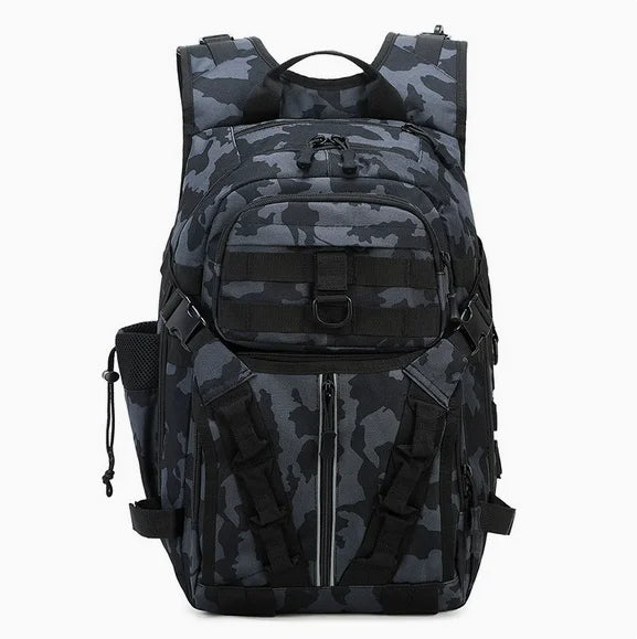 Tactical hiking backpack side profile