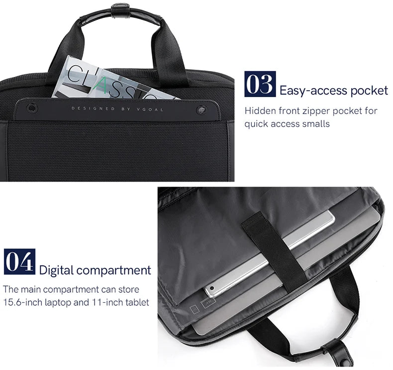 Kingsons 15.6" USB Multifunction Laptop Backpack
