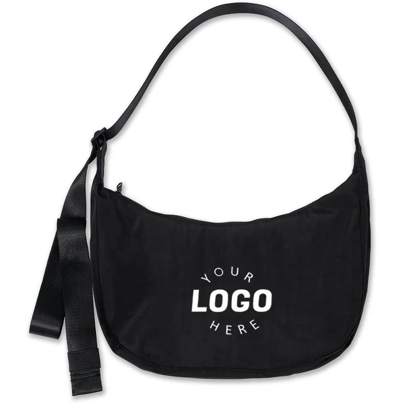 Backper Gemini Crescent Hobo Bag — front view