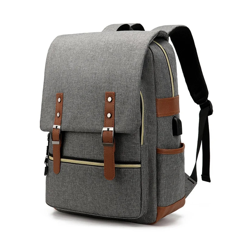 Euporie laptop backpack front view