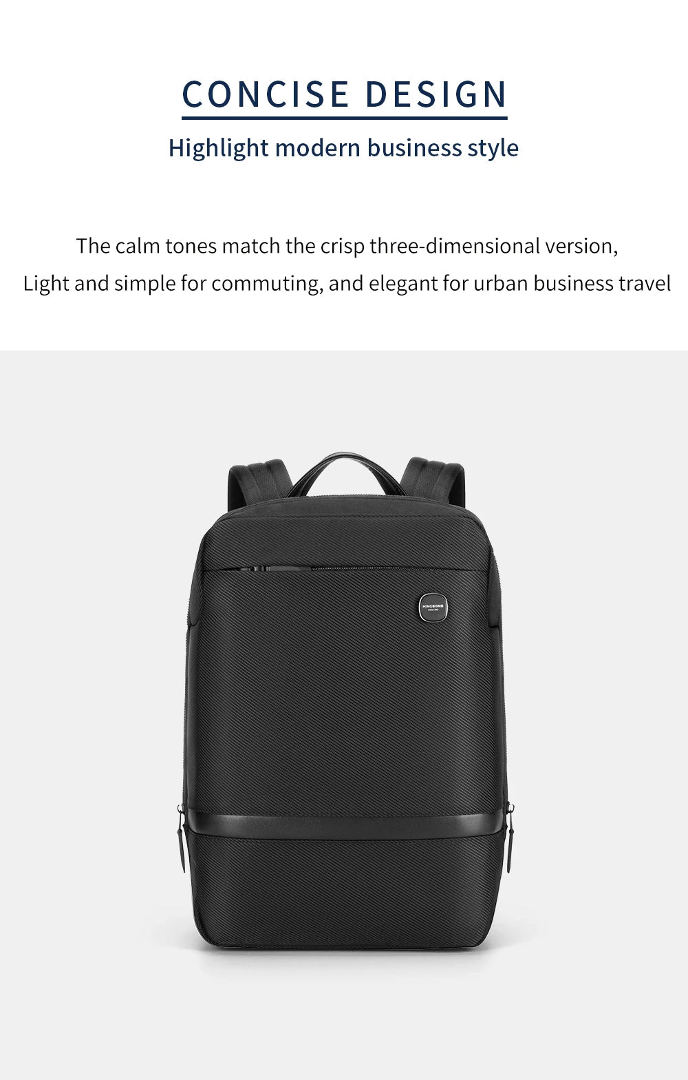 Kingsons Slim Professional Women's Business Backpack