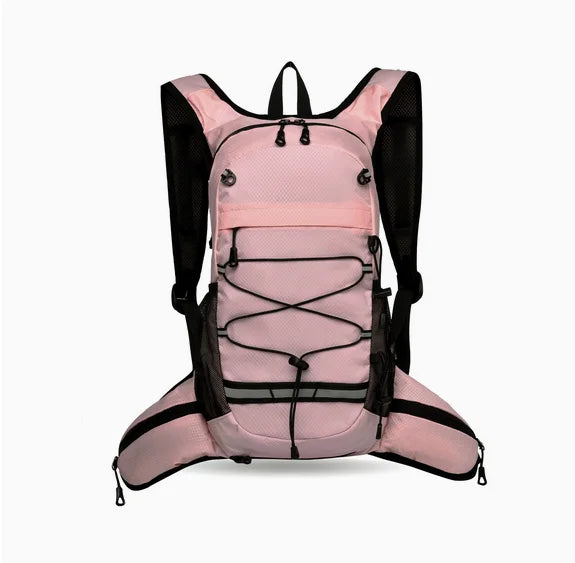 Cycling backpack slim side profile