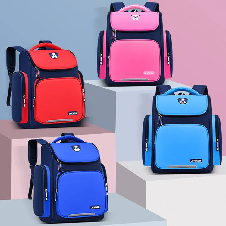Keman KMBC1007-1 Cartoon Boys Waterproof School Backpack