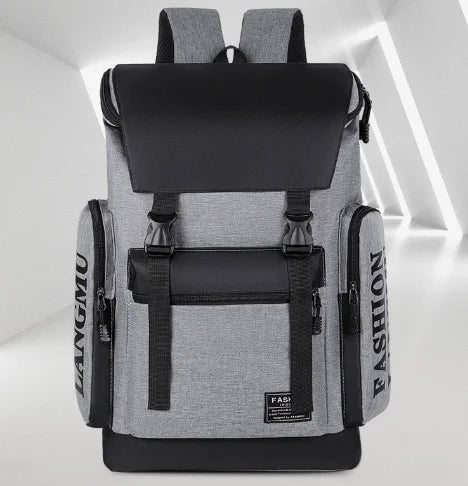 Carpo foldable waterproof business travel laptop backpack in grey