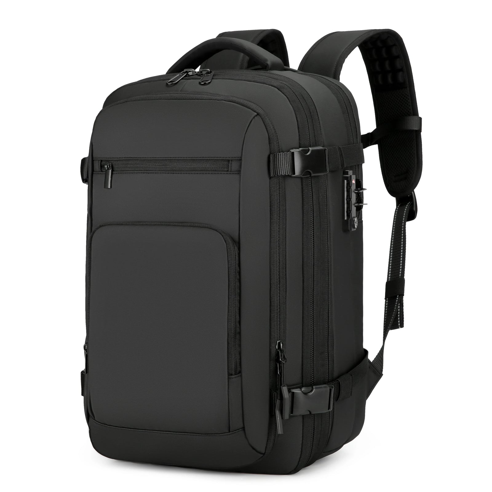 Telesto travel backpack side view