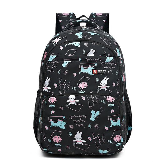 Cute Rabbit & Animal Pattern Kids Backpack - Crocus BP6694 - Senjia wholesale backpack detail