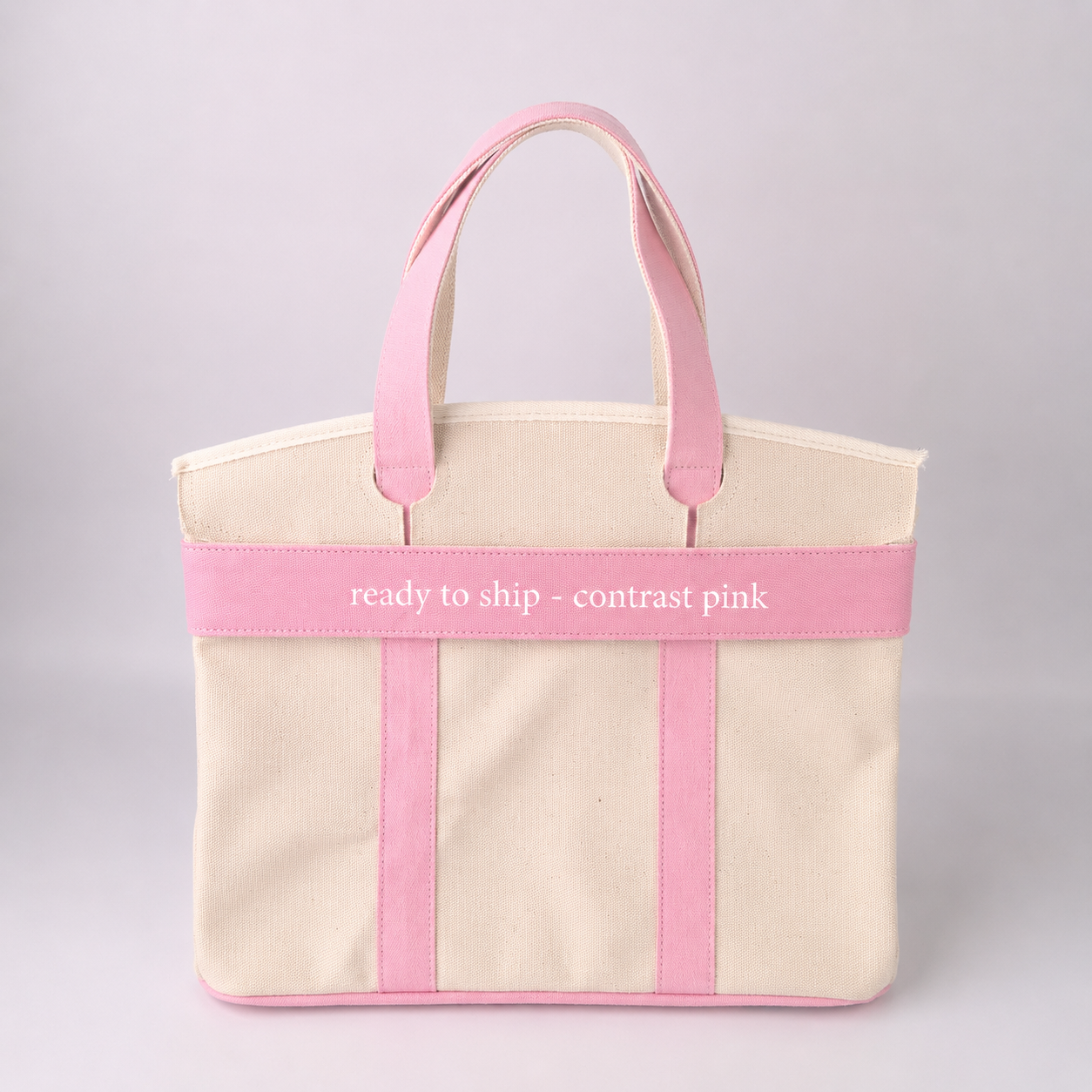 Backper Andromeda KM3015 canvas tote detail