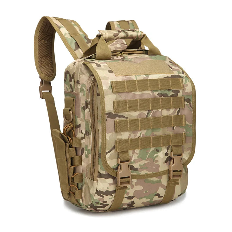 Tactical sling backpack Molle webbing detail