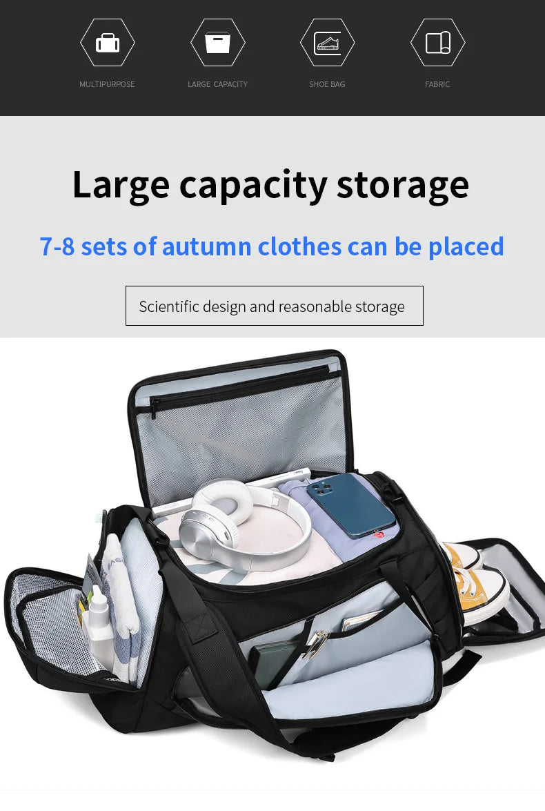 Mingao 1917 Waterproof Sports Gym Duffle Bag - detail 2