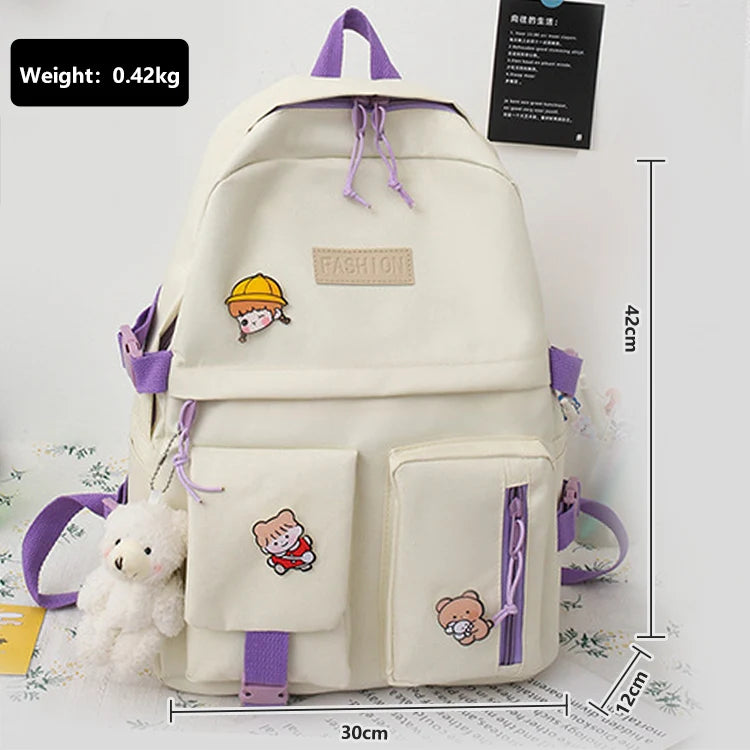 Keman KMAyy2372 Cartoon Kids Waterproof School Backpack