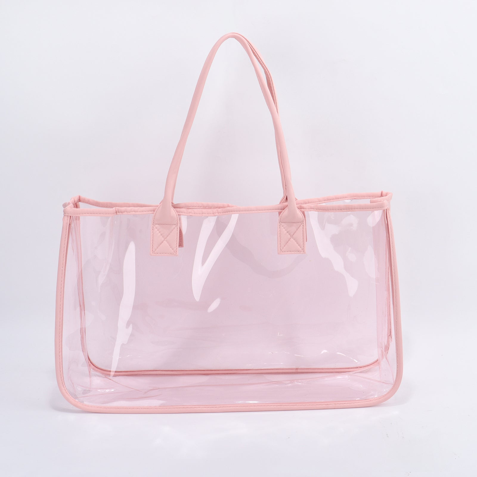 Backper Cetus KM2858 clear PVC beach tote detail