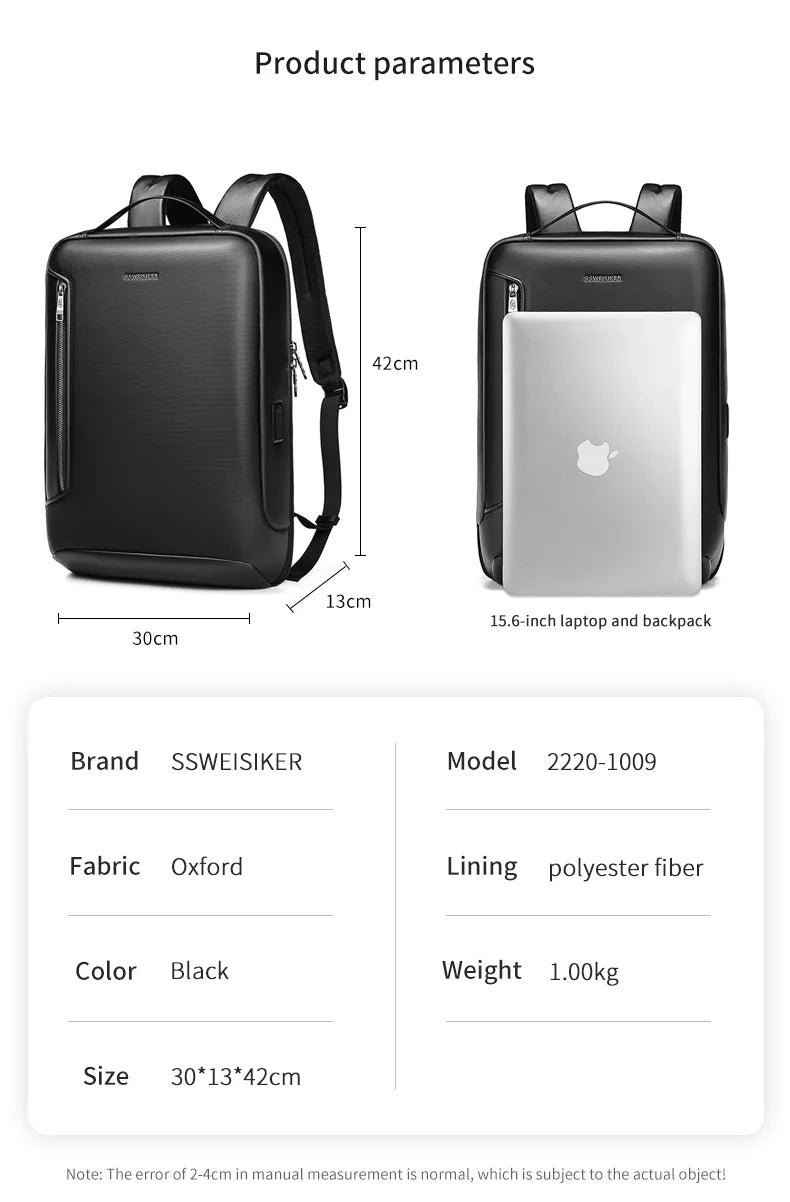 Mingao 2220-1009 Anti-Theft USB Business Laptop Backpack - detail 1