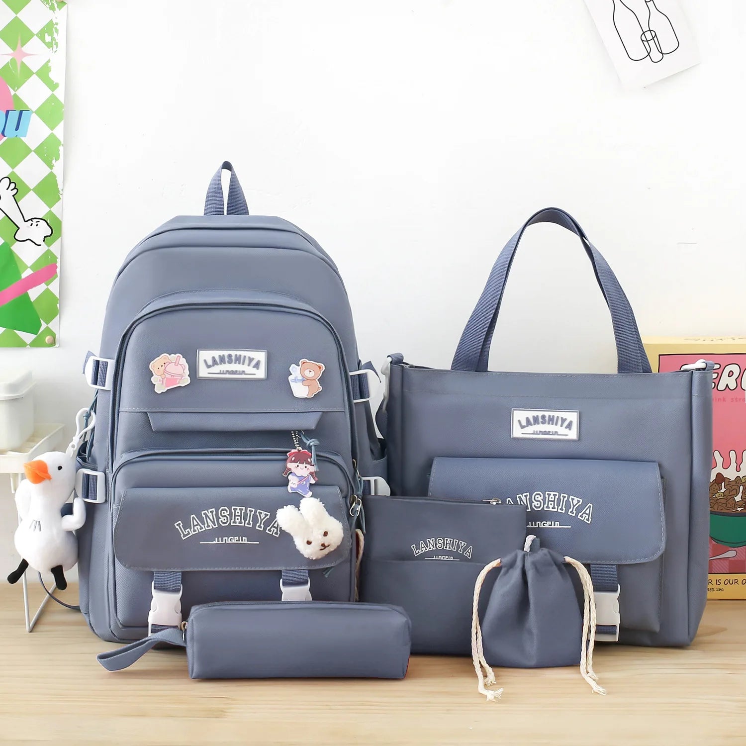Jasmine school set contents