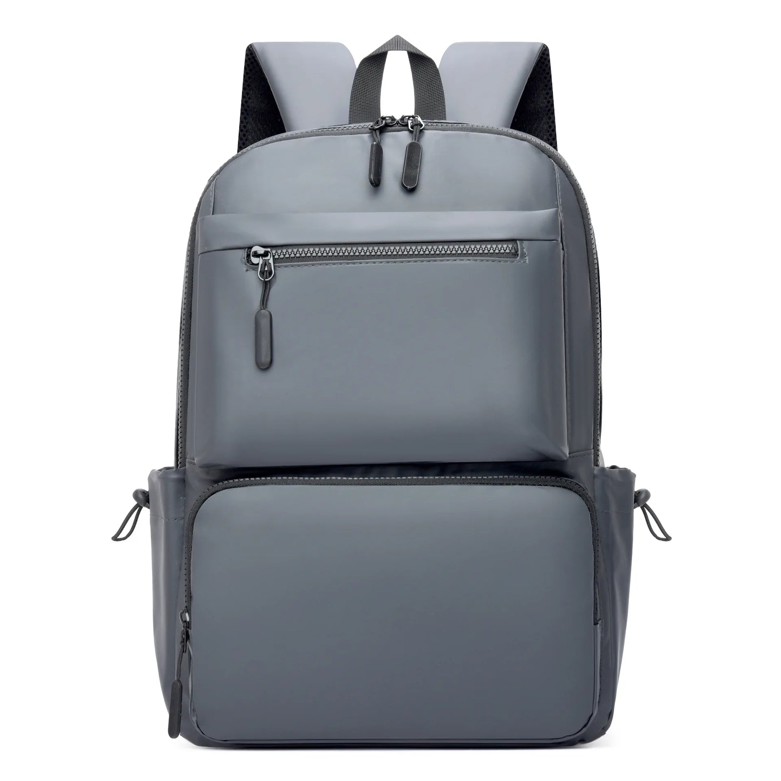 PU business backpack leather-film material detail