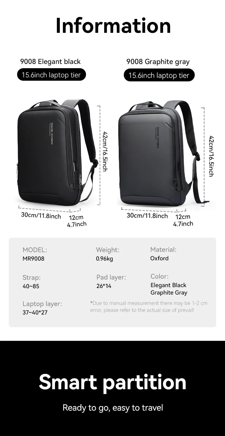 Mark Ryden Aether MR-9008 Travel Oxford Backpack