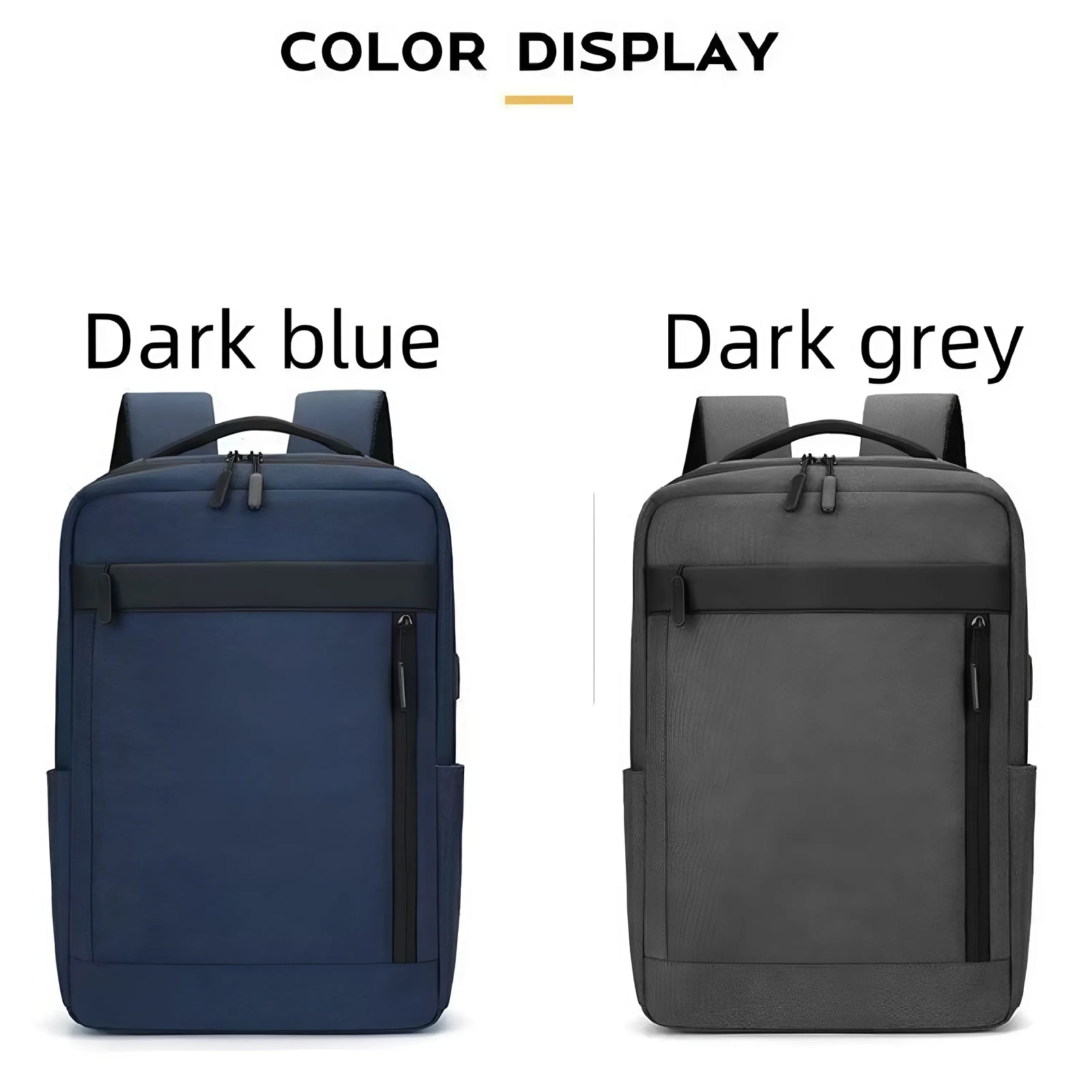 Business laptop backpack side profile