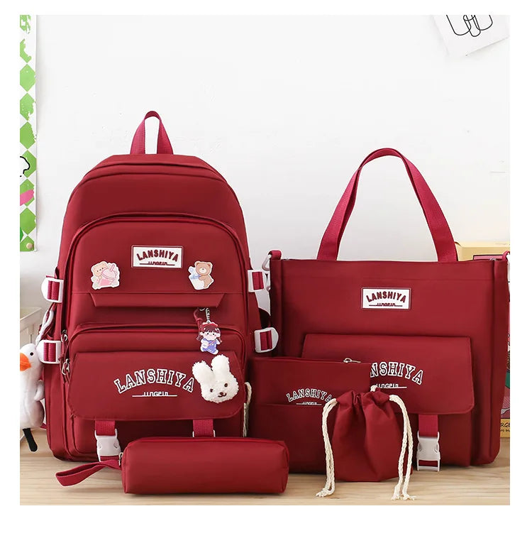 Jasmine 5-piece school set