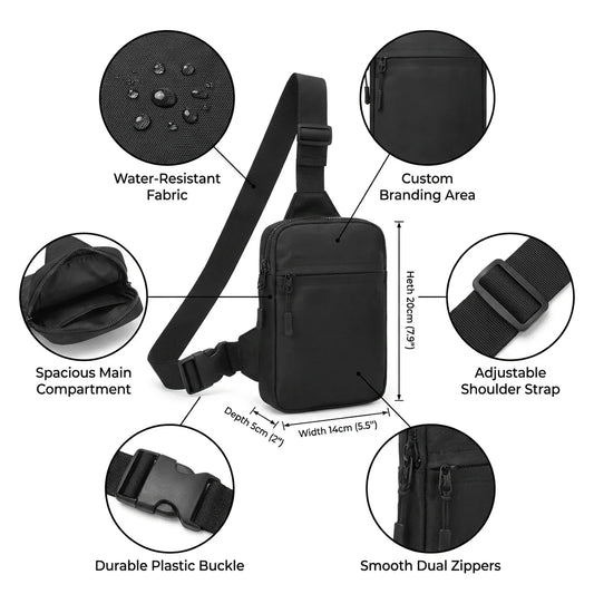 Backper Pegasus Phone Crossbody — angle view