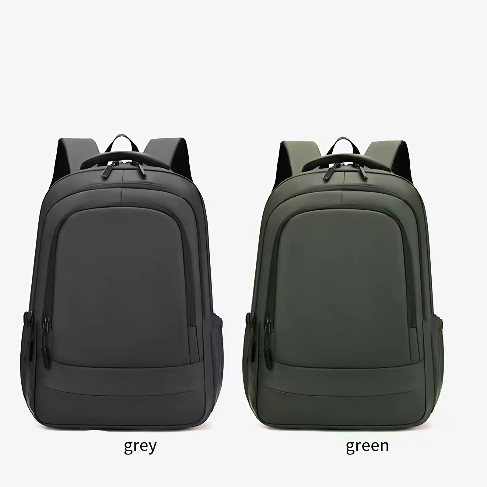 Business travel backpack side profile