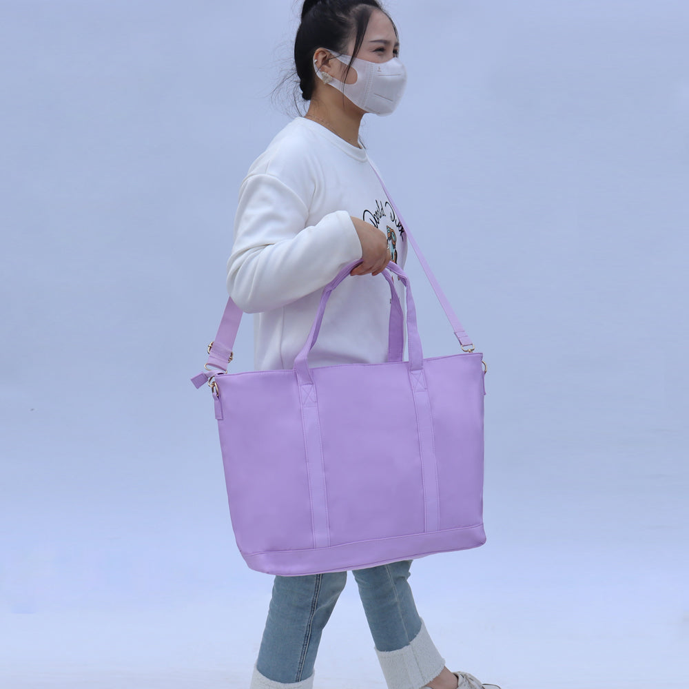 Backper Pyxis KM2715 large nylon weekender detail