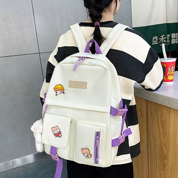 Keman KMAyy2372 Cartoon Kids Waterproof School Backpack
